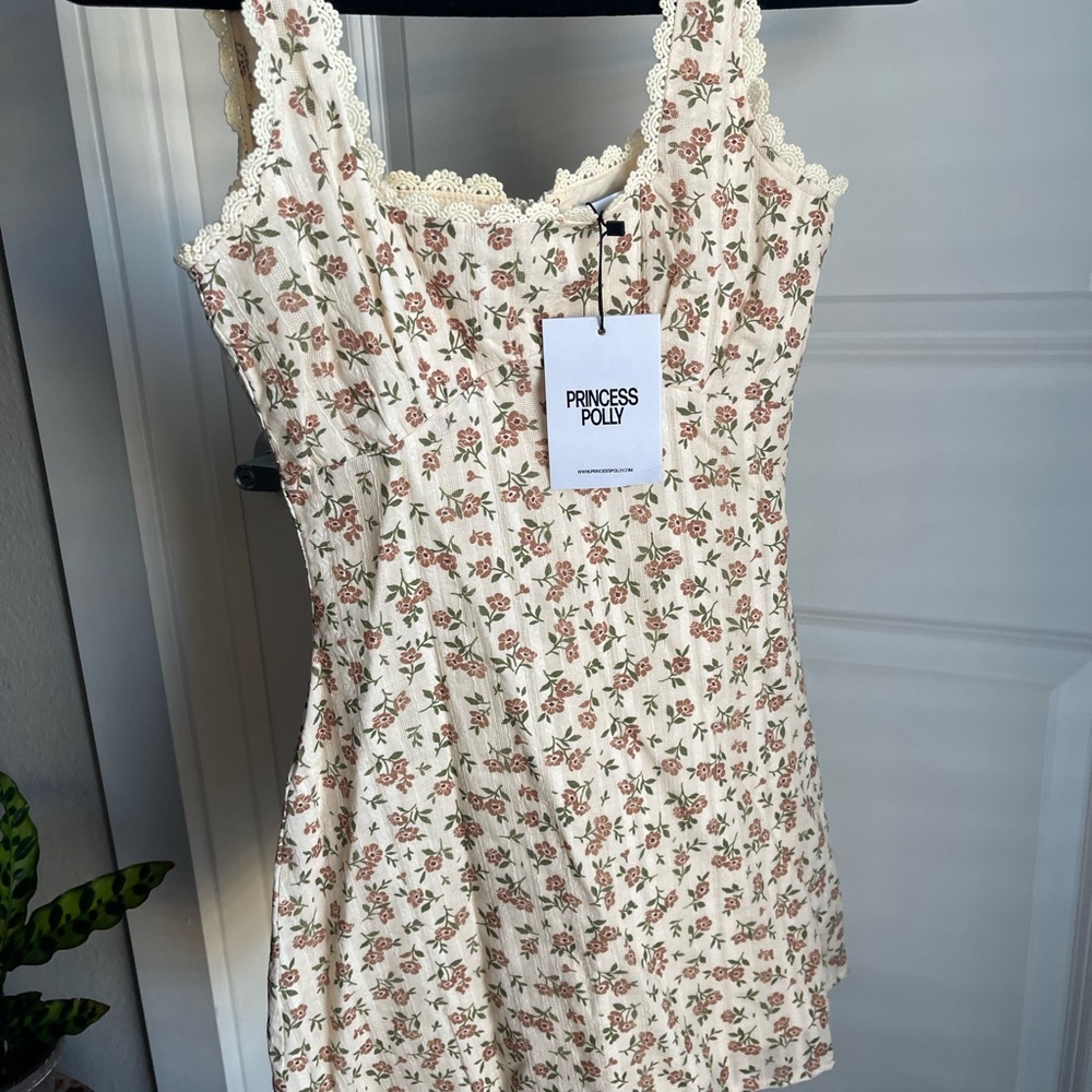 Princess Polly Creamy Floral Dress